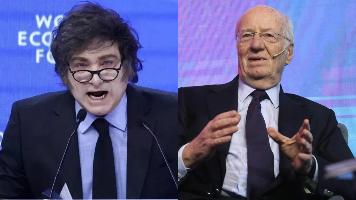 Javier Milei y Paolo Rocca.