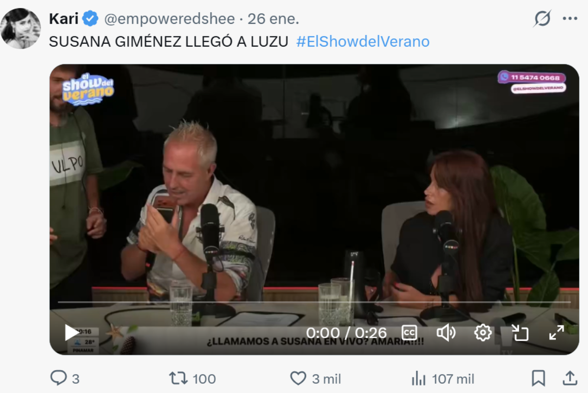 Marley llamó a Susana Giménez para aclarar que no se pelearon. Marley llamó a Susana Giménez para aclarar que no se pelearon.