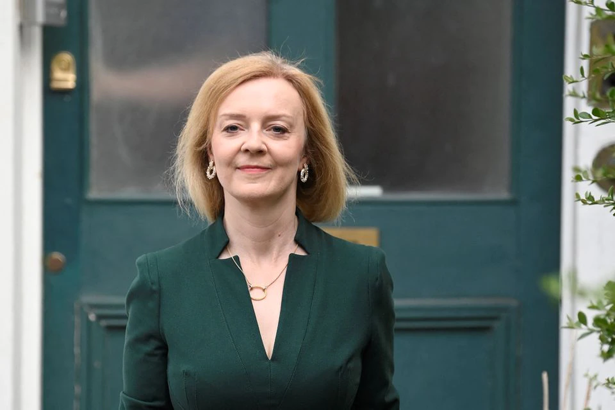 Liz Truss, la actual ministra de Relaciones Exteriores de Gran Bretaña y posible próxima Primer Ministra.
