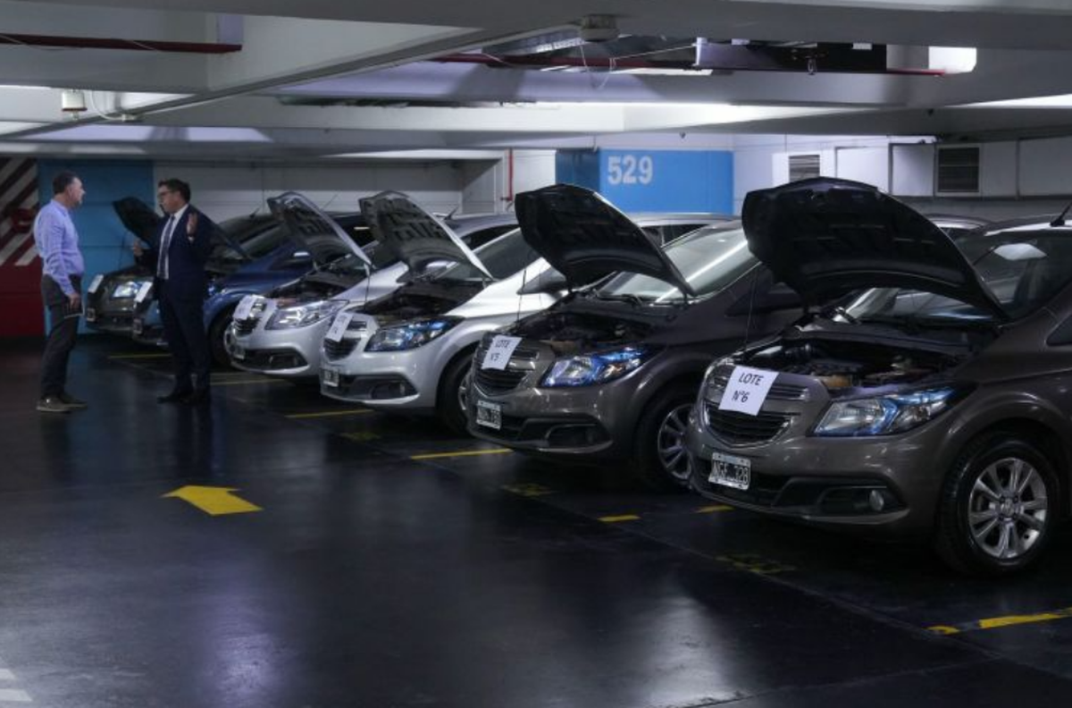 Los autos que Diputados subastará.