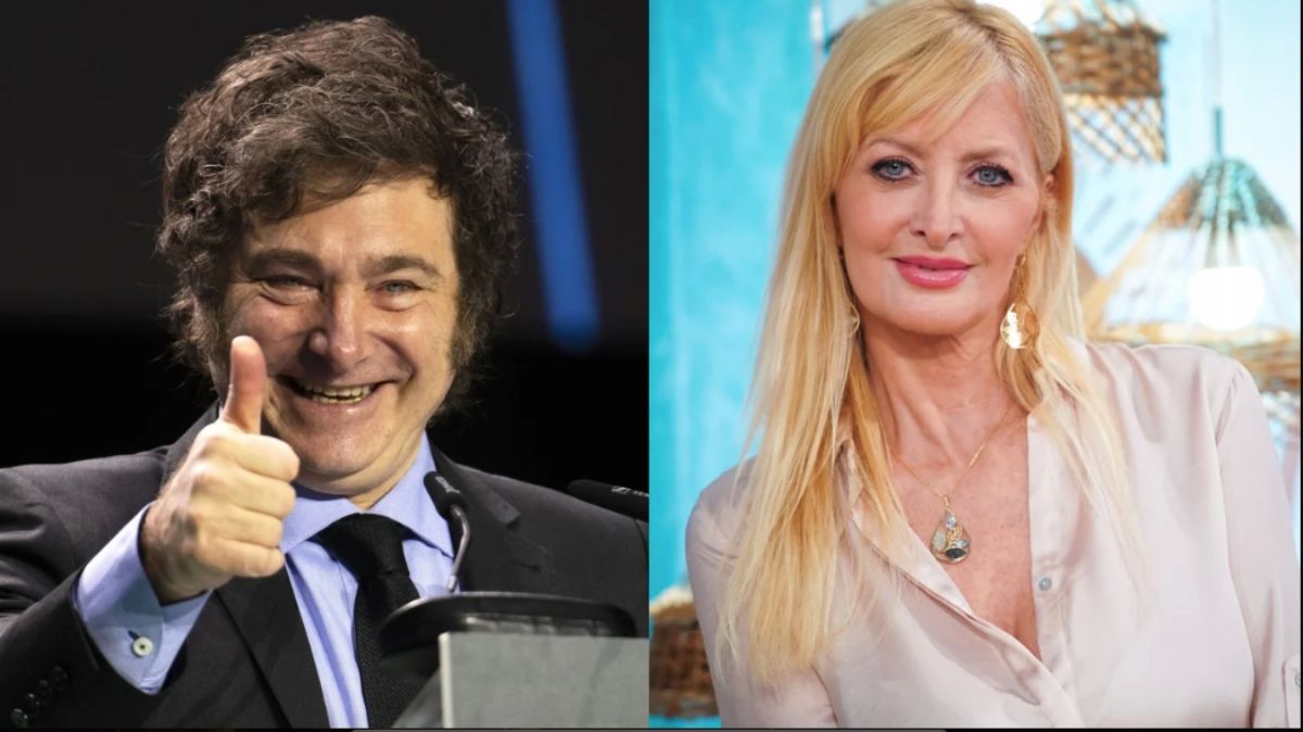 El presidente Javier Milei y su novia, Yuyito González.