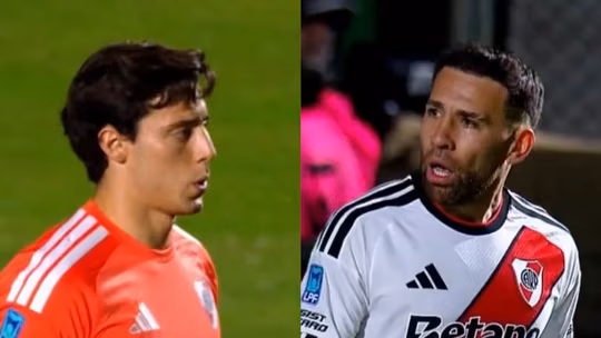 Nicolás Otamendi estalló de bronca con Santiago Beltrán en medio de River vs Sarmiento.&nbsp;