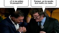 Javier Milei quedó en el ojo de la tormenta por Flávio Bolsonaro y el hashtag #MileiComplice explota en redes. Otro dolor de cabeza para la Casa Rosada. Foto: X