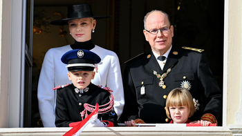Alberto II de Mónaco y su familia. Alberto II de Mónaco y su familia.