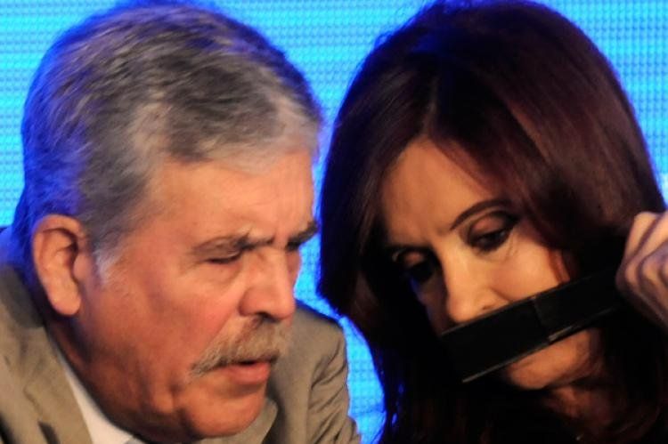 De Vido y Cristina Fernández. (Foto archivo)