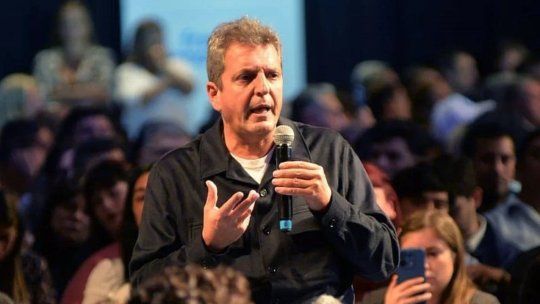 Sergio Massa estuvo en territorio santafesino.