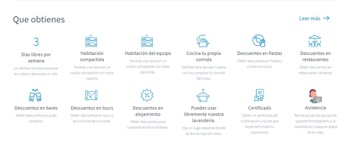 El perfil de los anfitriones que detalla los beneficios de trabajar eligiéndolos.