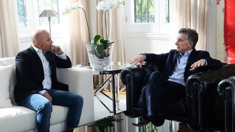 Mauricio Macri y Jorge Sampaoli: Hora de decisiones.