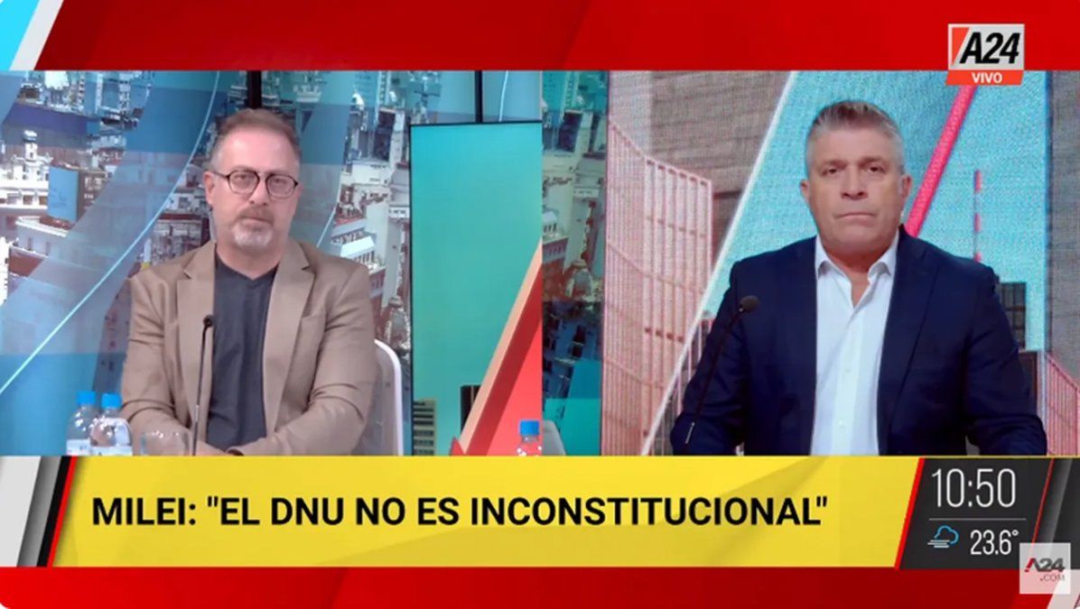 En Andino y las noticias insultaron a Victoria Villarruel.&nbsp;