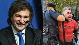 Javier Milei no deja las provocaciones y llama terrorista al camarógrafo agredido. Mientras tanto, hay interna entre Patricia Bullrich y Alejandra Monteoliva. Javier Milei no deja las provocaciones y llama terrorista al camarógrafo agredido. Mientras tanto, hay interna entre Patricia Bullrich y Alejandra Monteoliva.