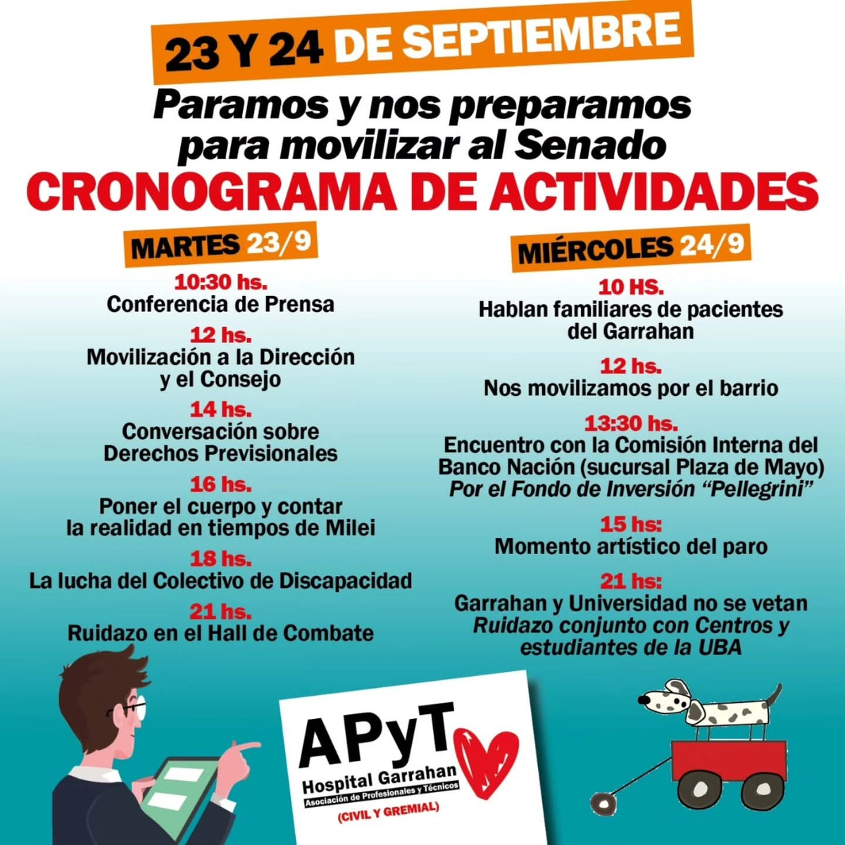 El plan de lucha de los trabajadores del Hospital Garrahan El plan de lucha de los trabajadores del Hospital Garrahan