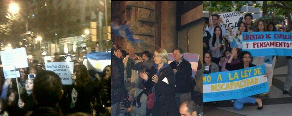 Imágenes del #8N en Barcelona, Roma y Sidney.