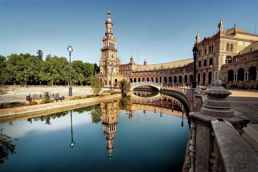 La Plaza de España, uno de los lugares más emblemáticos de Sevilla y escenario de Star Wars, será uno de los puntos más visitados por los aficionados de la Copa del Rey.