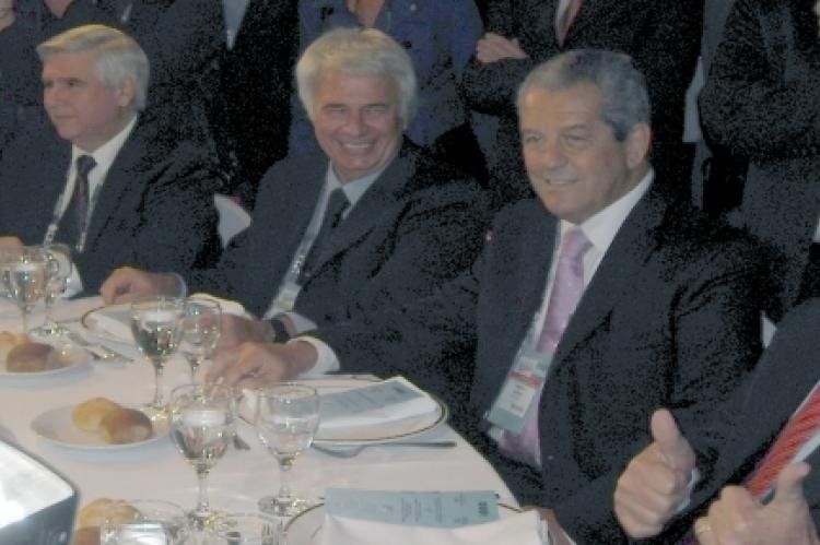 Lula se sentó junto a los gobernadores De la Sota y Bonfatti.
