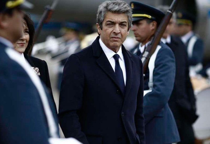 El presidente Hernán Blanco, interpretado por Ricardo Darín.