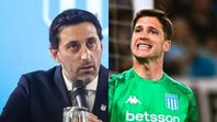 Diego Milito recibió un palazo de Facundo Cambeses.&nbsp;