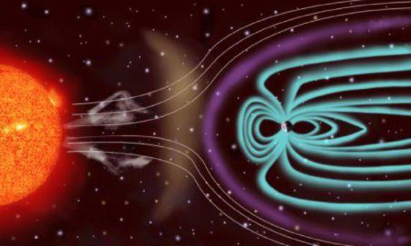 El sol erosiona la magnetósfera