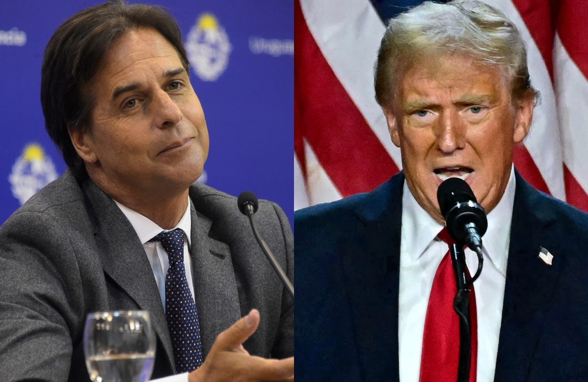 Lacalle Pou y Donald Trump Lacalle Pou y Donald Trump