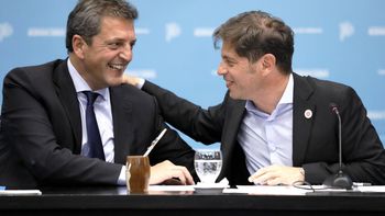 Axel Kicillof y Sergio Massa. Axel Kicillof y Sergio Massa.