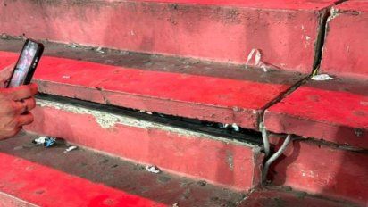 Miedo de derrumbe en la cancha de Independiente: Ahora, la Norte Baja
