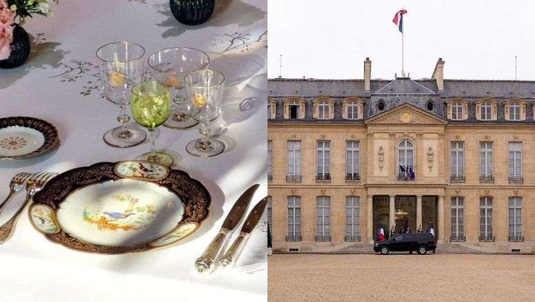 Condenan a un mayordomo del Palacio del Elíseo por robar vajilla de lujo y venderla en internet
