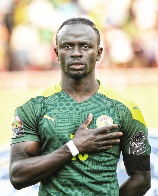 Segunda Camiseta Senegal Jugador Mane 2022