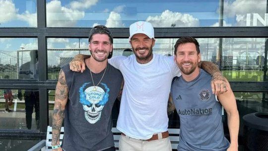 Rodrigo De Paul, Lionel Messi e Inter Miami CF Rodrigo De Paul, Lionel Messi e Inter Miami CF