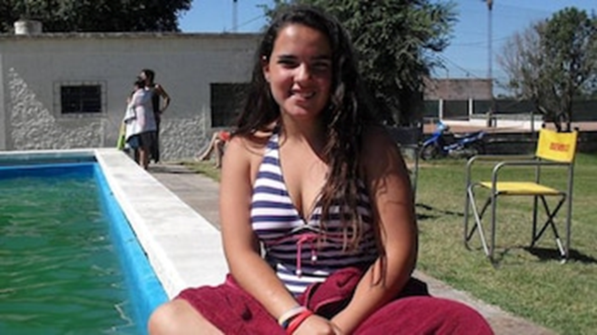 Chiara Páez, poco antes de su muerte Chiara Páez, poco antes de su muerte