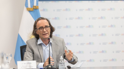 Javier Milei y Luis Caputo 