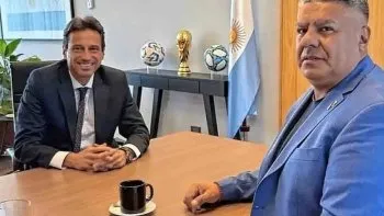 San Lorenzo, Chiqui Tapia y Marcelo Moretti San Lorenzo, Chiqui Tapia y Marcelo Moretti