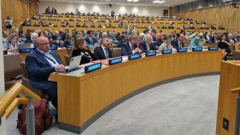 En la ONU H.R. Larreta expuso sobre cambio climático
