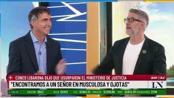 Antonio Laje y Luis Novaresio protagonizaron un debate en el pase. Antonio Laje y Luis Novaresio protagonizaron un debate en el pase.