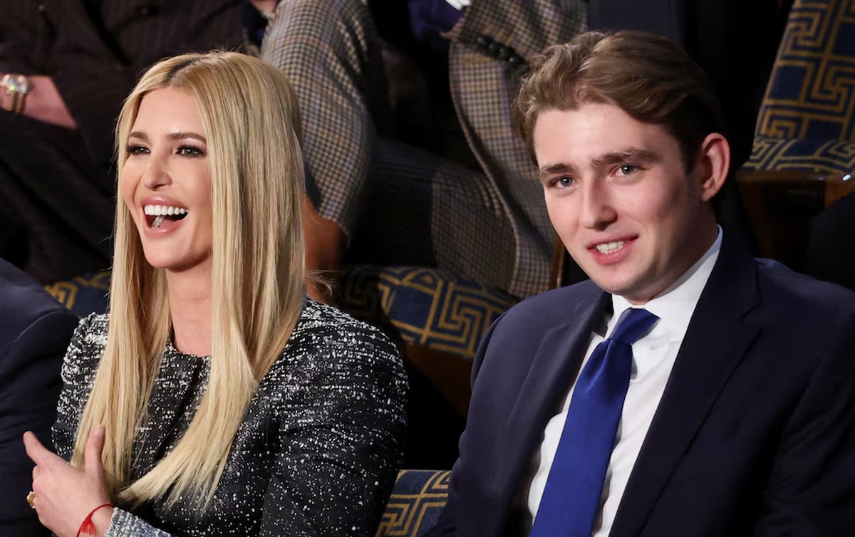 Ivanka y Barron Trump Ivanka y Barron Trump