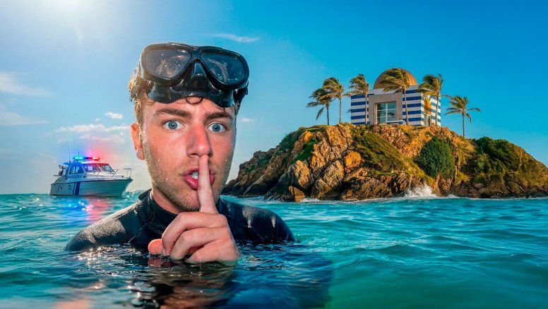 Qué pasa hoy en la isla de Epstein: YouTuber voló un dron y lo que grabó desató el pánico