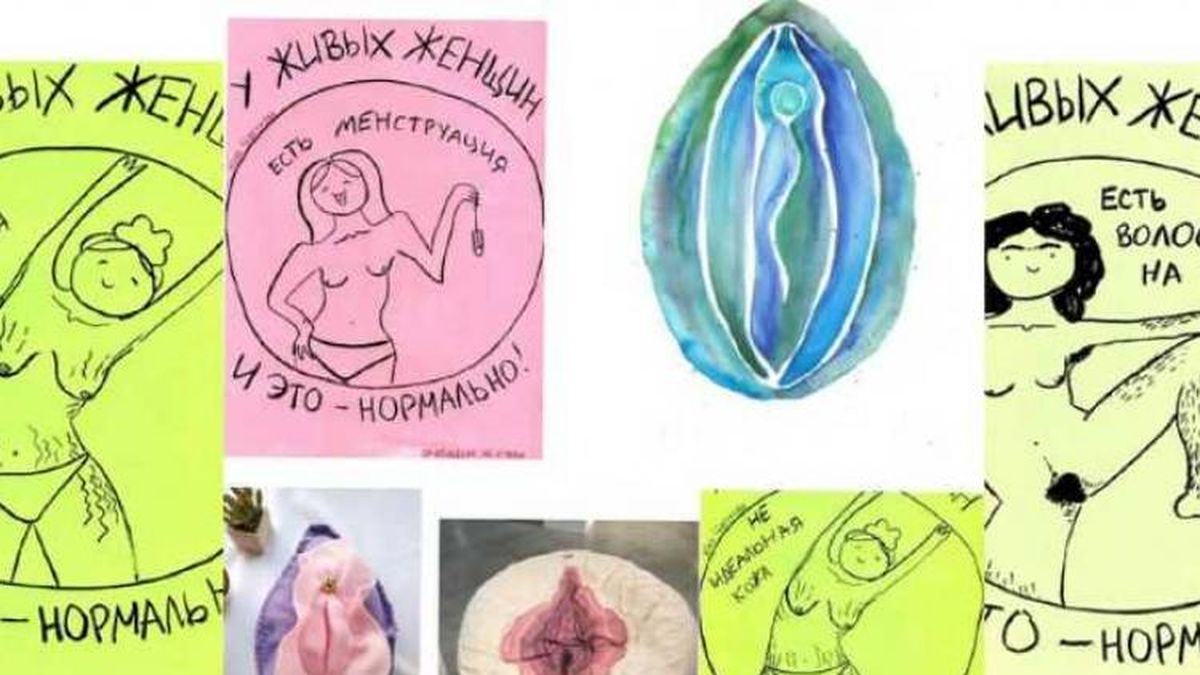 Por estos dibujos de vaginas, una mujer rusa podría ir hasta 6 años presa