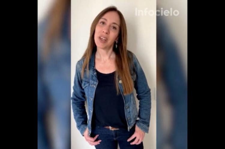 María Eugenia Vidal reapareció esta tarde luego de casi dos meses de estar alejada de la escena política.
