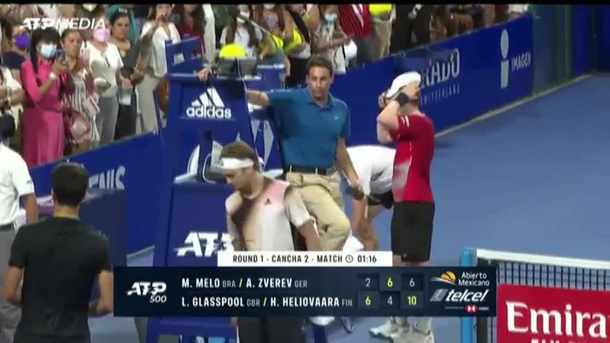 Alexander Zverev pidi&oacute; disculpas tras agredir a un juez de silla a raquetazos que termin&oacute; con su expulsi&oacute;n del ATP 500 de Acapulco de M&eacute;xico 2022. (Foto: ATP Media)