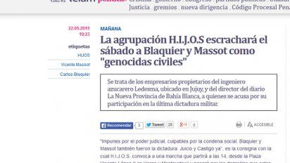Vía Télam, el Gobierno promociona escraches contra 2 empresarios