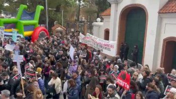 Protesta frente a la Quinta de Olivos contra el ajuste en Discapacidad. Protesta frente a la Quinta de Olivos contra el ajuste en Discapacidad.