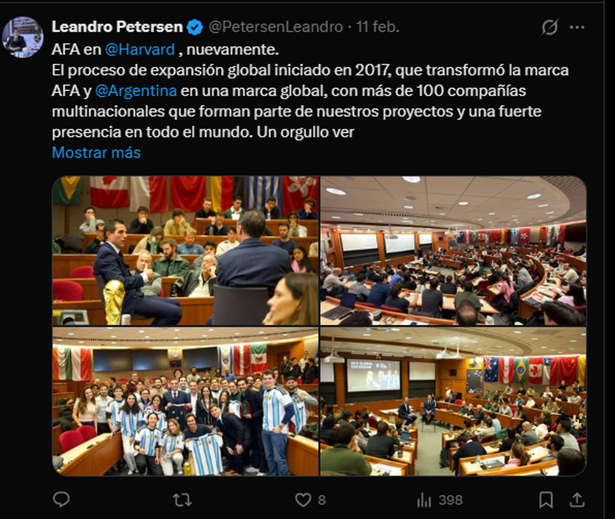 Leandro Petersen, vía X Leandro Petersen, vía X