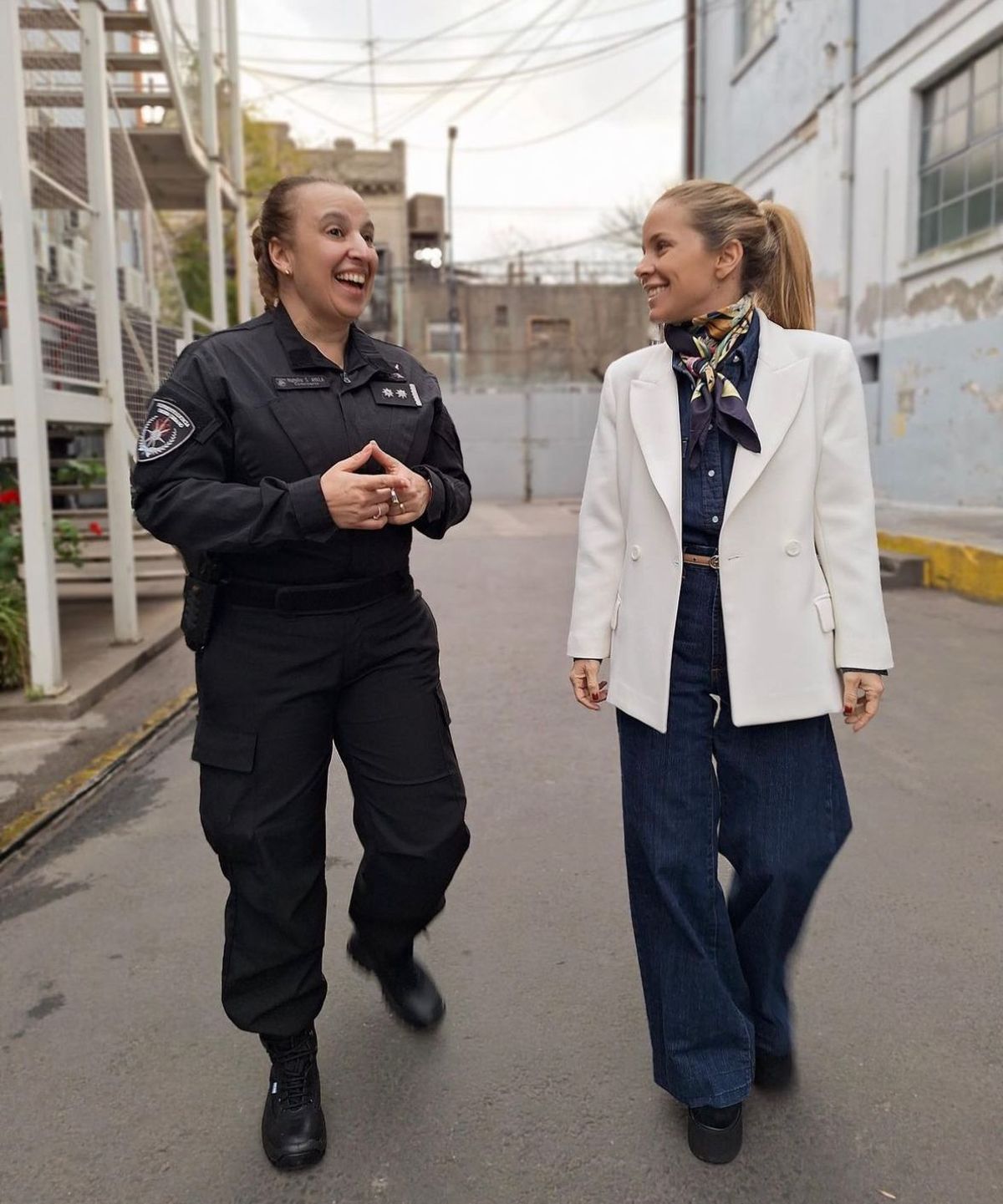 Genoveva Ferrero en la Policía de la Ciudad. Genoveva Ferrero en la Policía de la Ciudad.