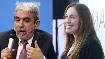 Aníbal Fernández y María Eugenia Vidal: cruces en Twitter por Rosario. Aníbal Fernández y María Eugenia Vidal: cruces en Twitter por Rosario.