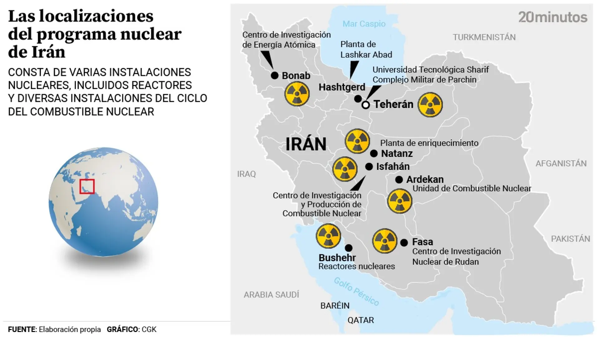 Irán aumenta la seguridad en sus instalaciones nucleares y de misiles. Irán aumenta la seguridad en sus instalaciones nucleares y de misiles.