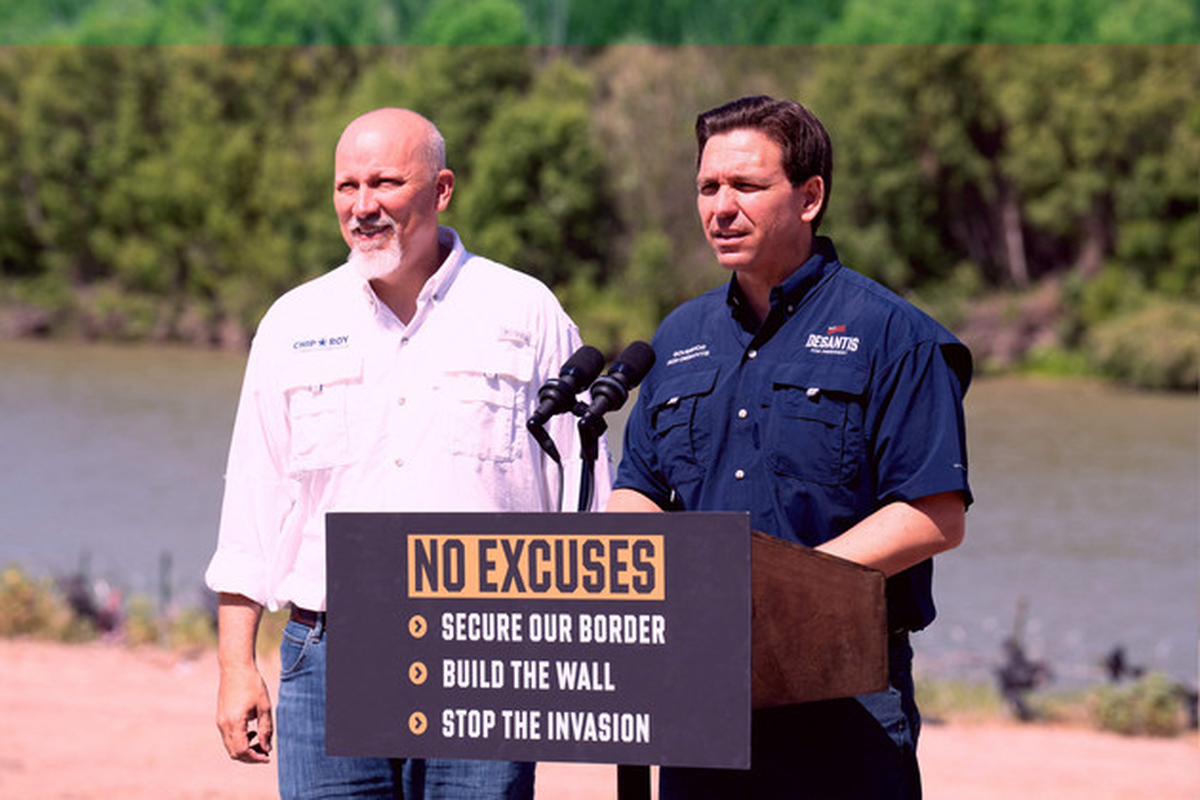 El respaldo de Roy al gobernador de Florida, Ron DeSantis, en la carrera presidencial del año pasado es otro punto de tensión con Trump. | Suzanne Cordeiro/AFP vía Getty Images El respaldo de Roy al gobernador de Florida, Ron DeSantis, en la carrera presidencial del año pasado es otro punto de tensión con Trump. | Suzanne Cordeiro/AFP vía Getty Images