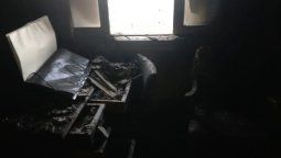 Así quedó la oficina de Cristina en el Senado.