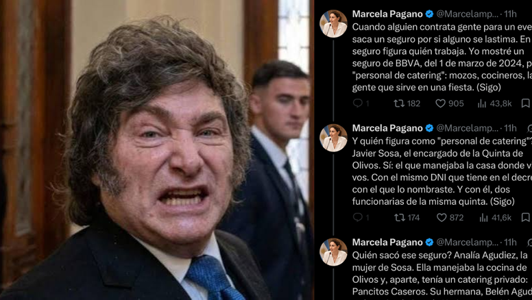 Si hubo fuego, no quedan cenizas: Javier Milei vs. Marcela Pagano, sin final
