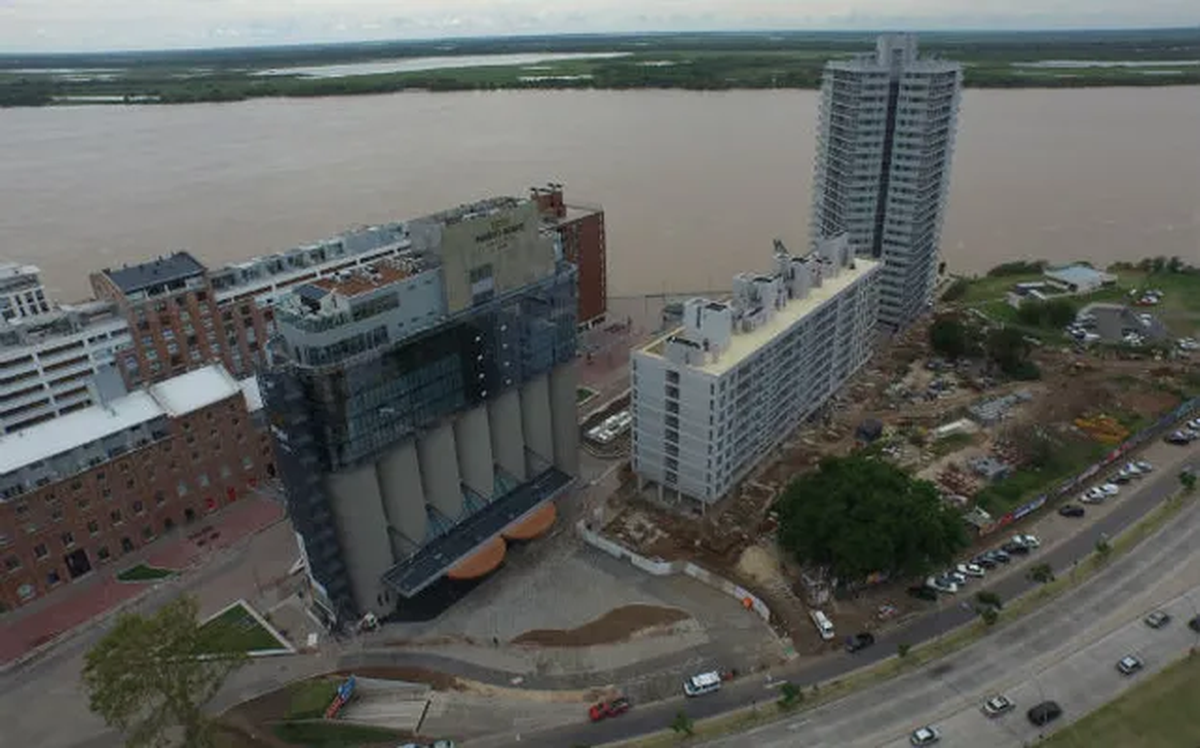 El Complejo Ciudad Ribera ubicado en Puerto Norte, Rosario. 