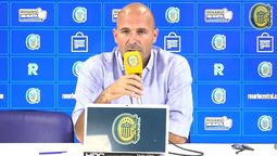 Gonzalo Belloso, nuevopresidente de Rosario Central, acusó a los exdirectivos del “Canalla” de que “quisieronquebrar” al club. (Foto: Captura TV)