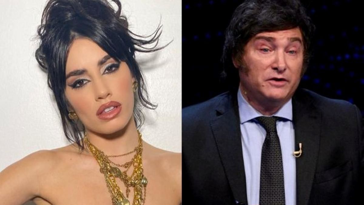 lali esposito, javier milei