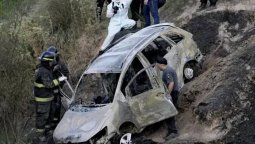 El hombre hallado dentro de un auto prendido fuego cerca de la autopista Rosario-Córdoba fue identificado y se habría suicidado.